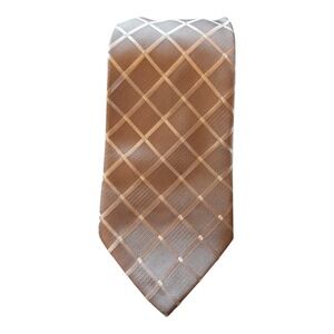 Hisdern Grey Diamond Pattern Tie‎